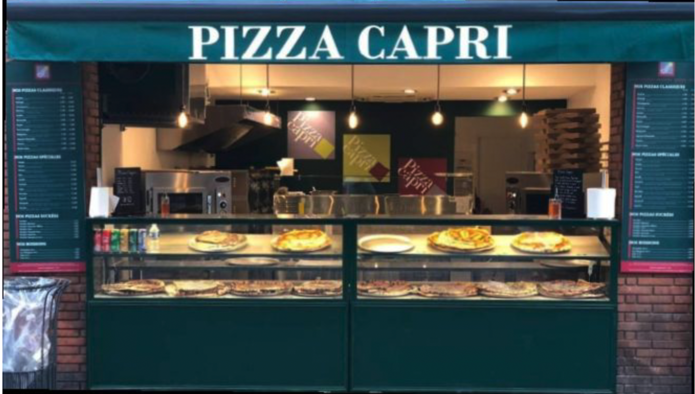 Photo de la devanture de pizza capri Salon